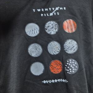 Twenty One Pilots Blurryface Black Graphic Hoodie